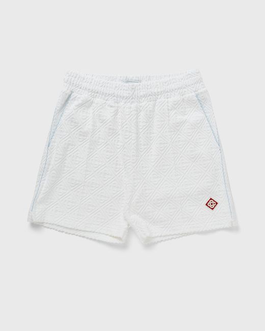 Casablanca JACQUARD MONOGRAM TOWELLING TRACK SHORTS male Sport Team Shorts now available