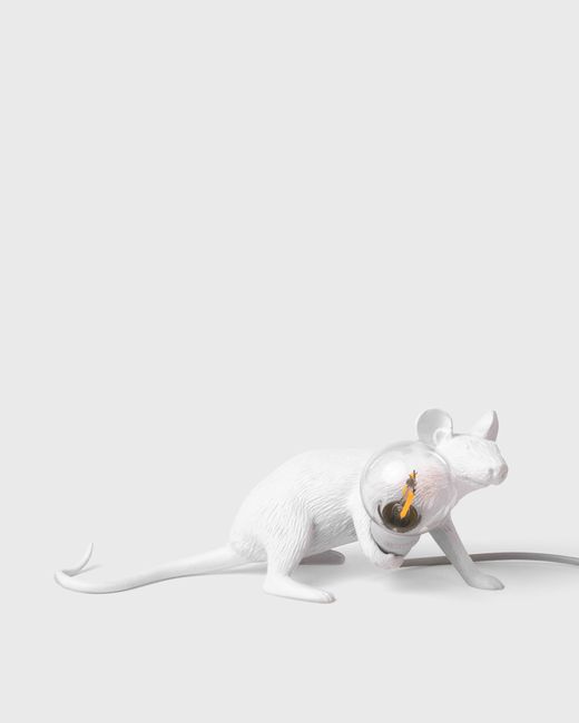 Seletti MOUSE LAMP3-LOP RESIN LAMP LIE DOWN USB EU PLUG male Lighting now available