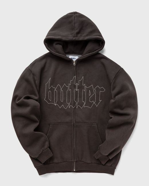Butter Goods Cropped Zip-Thru Hood male Zippers now available