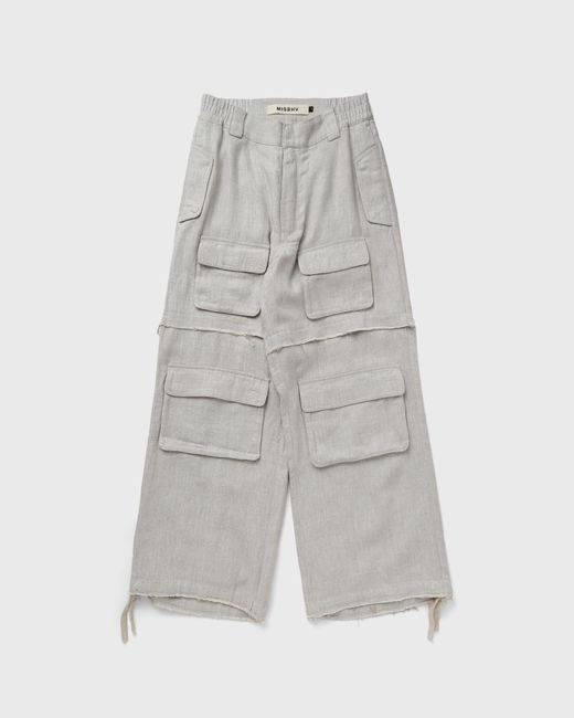 Misbhv WASHED LINEN CARGO PANTS male Cargo Pants now available