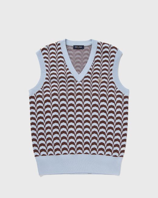 Fred Perry Jacquard Tank male Vests now available