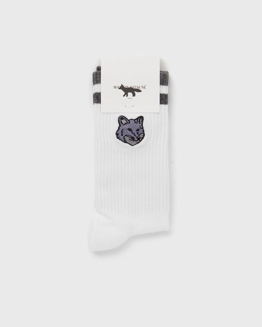 Maison Kitsuné BOLD FOX HEAD SPORTY SOCKS male Socks now available