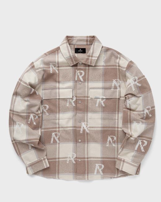 Represent ALL OVER INITIAL FLANNEL SHIRT male Overshirts now available