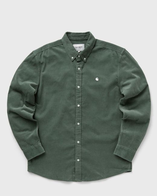 Carhartt Wip L Madison Fine Cord Shirt male Longsleeves now available
