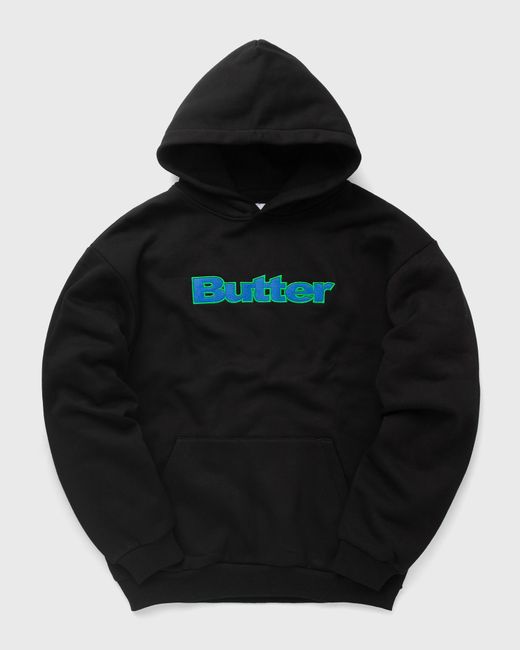 Butter Goods Felt Logo Applique Pullover Hood male Hoodies now available