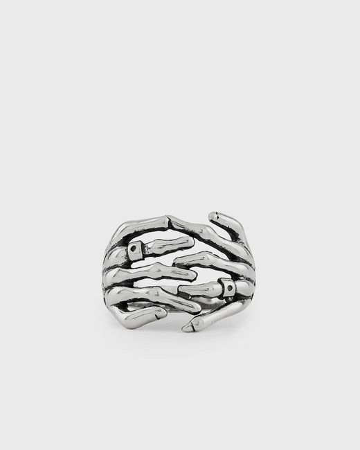 Serge DeNimes Skeleton Hands Ring male Jewellery now available 60 MM