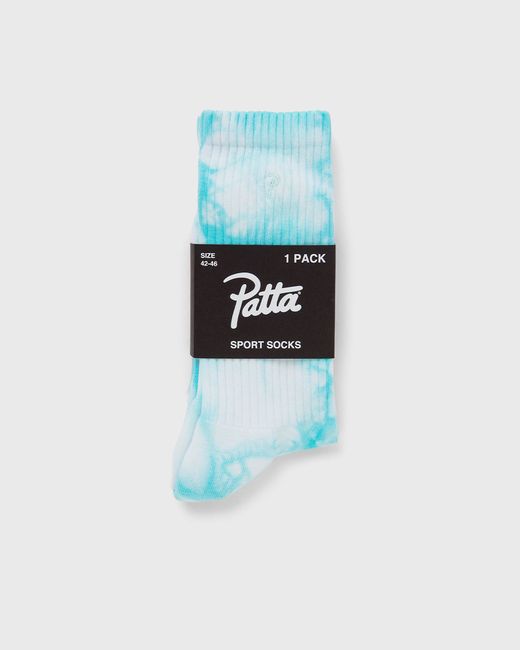 Patta Tie Dye Script Logo Sport Socks male now available 42