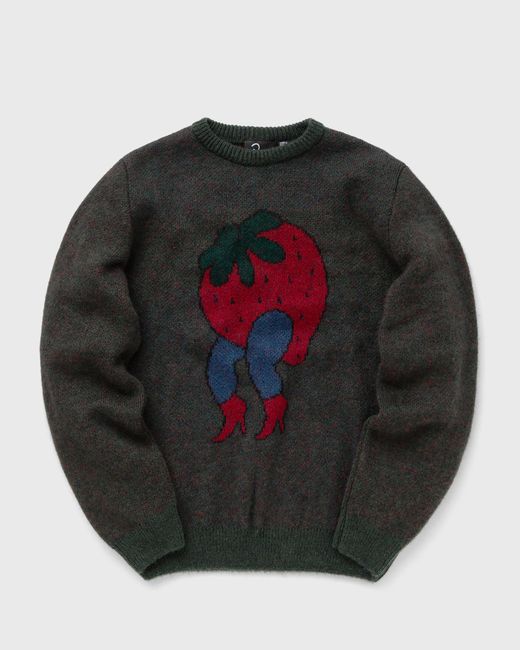 By Parra Stupid strawberry knitted pullover male Pullovers now available