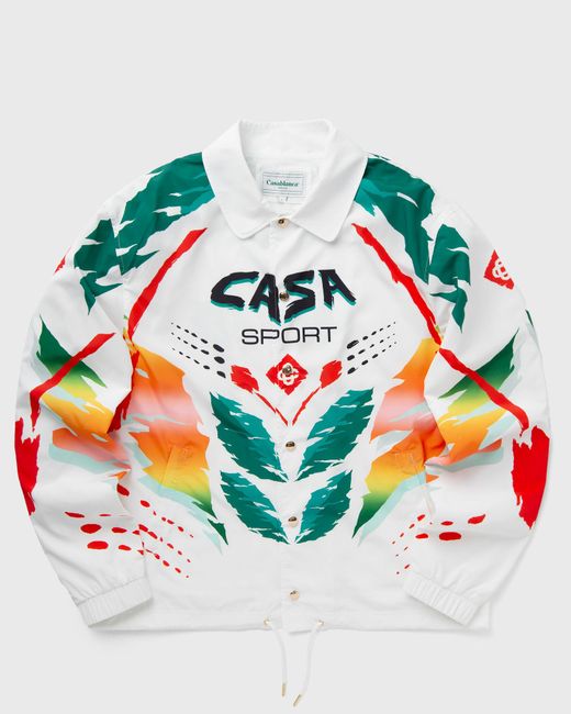 Casablanca PRINTED COACH JACKET male Windbreaker now available