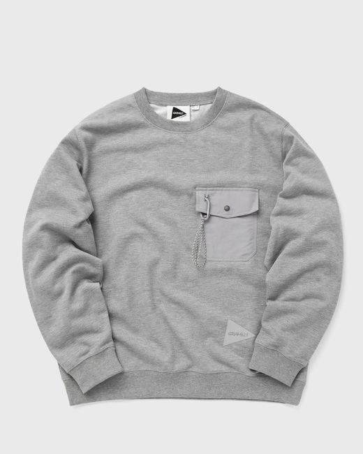 Gramicci X AND WANDER PRINT SWEATSHIRT male Sweatshirts now available