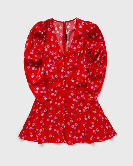 Rotate Birger Christensen PRINTED V-NECK MINI DRESS female Dresses now available