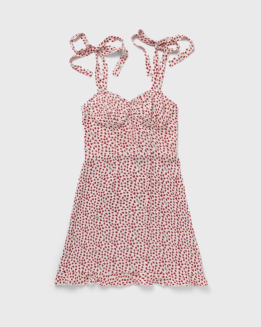 Rotate Birger Christensen PRINTED MINI RUFFLE DRESS female Dresses now available