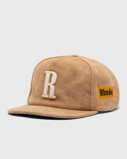 Rhude SUEDE R CROWN male Caps now available
