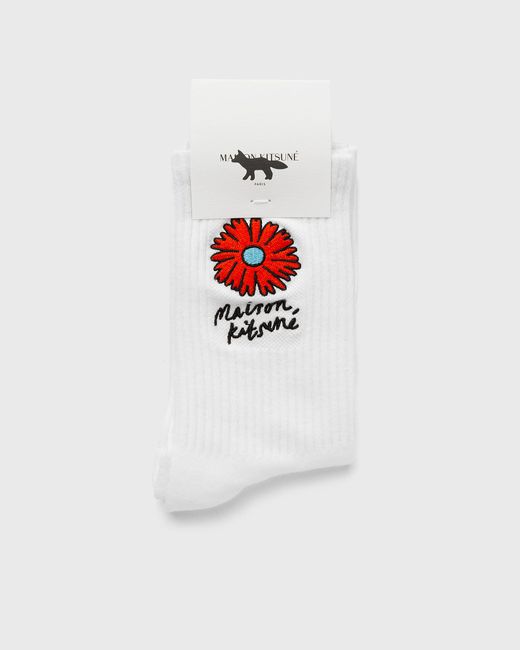 Maison Kitsuné FLOATING FLOWER SPORTY SOCKS male Socks now available