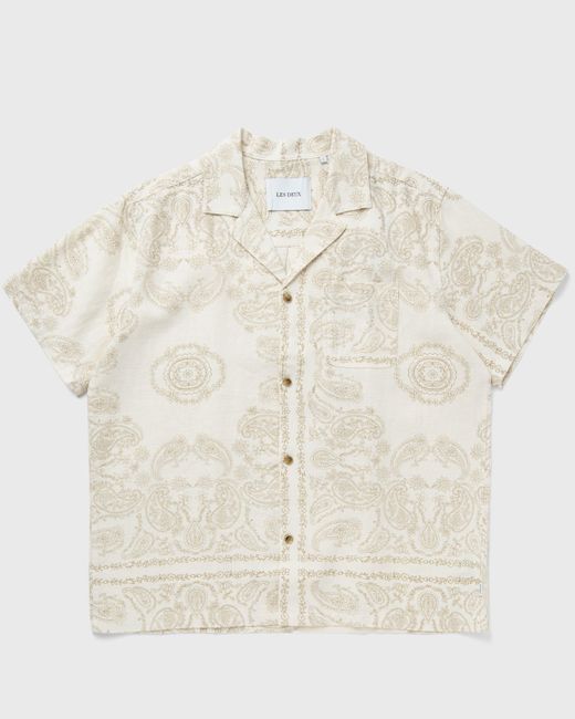 Les Deux Lesley Paisley SS Shirt male Shortsleeves now available