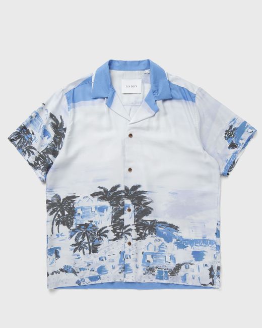 Les Deux Coastal AOP SS Shirt male Shortsleeves now available