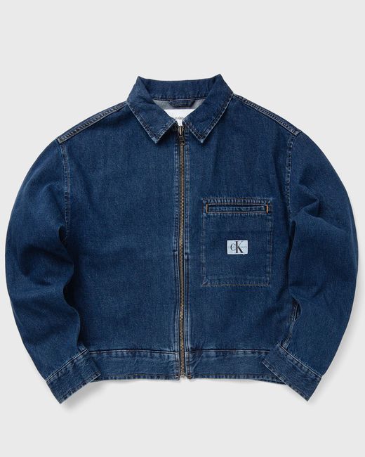 Calvin Klein Jeans BOXY ZIP JACKET male Denim Jackets now available