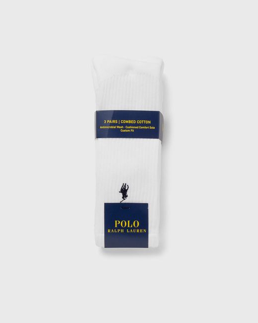 Polo Ralph Lauren CREW SOCKS 3-PACK male Socks now available