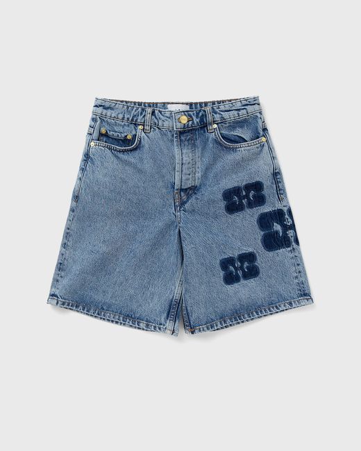 Ganni Patch Denim Shorts female Casual now available