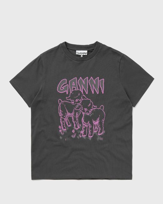 Ganni Basic Jersey Lambs Relaxed T-shirt female Shortsleeves now available