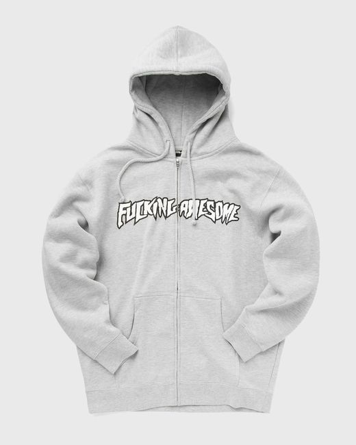 Fucking Awesome Stamp Logo Zip Hoodie male Zippers now available
