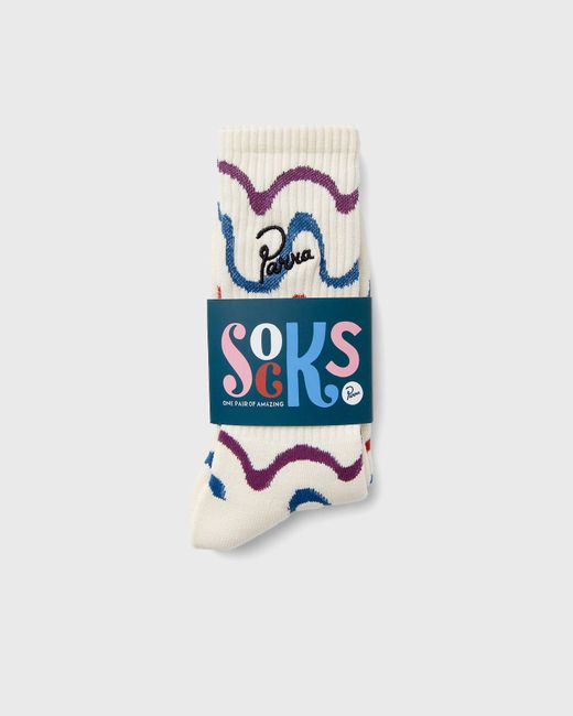 By Parra Sock wave crew socks male Socks now available