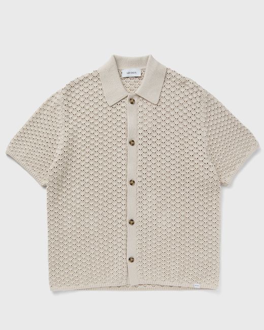 Les Deux Gideon Knit Shirt male Shortsleeves now available