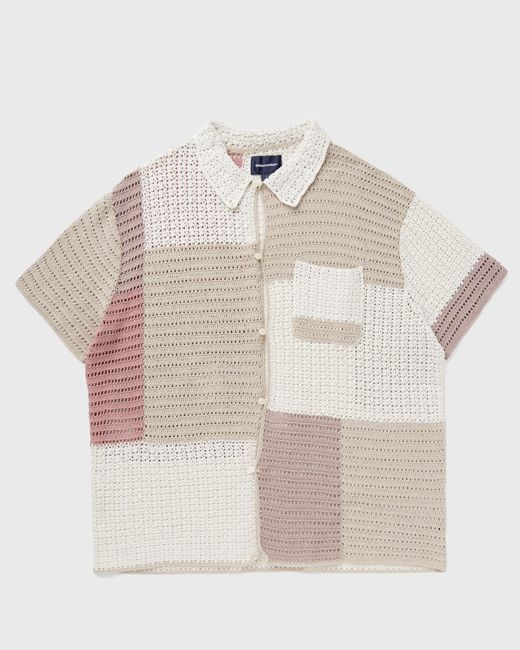 thisisneverthat Block Crochet Knit Shirt male Shortsleeves now available