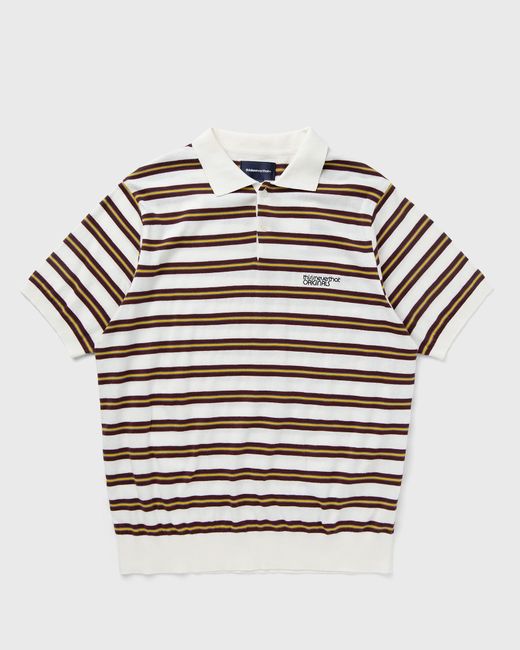 thisisneverthat Striped Knit Polo male Polos now available