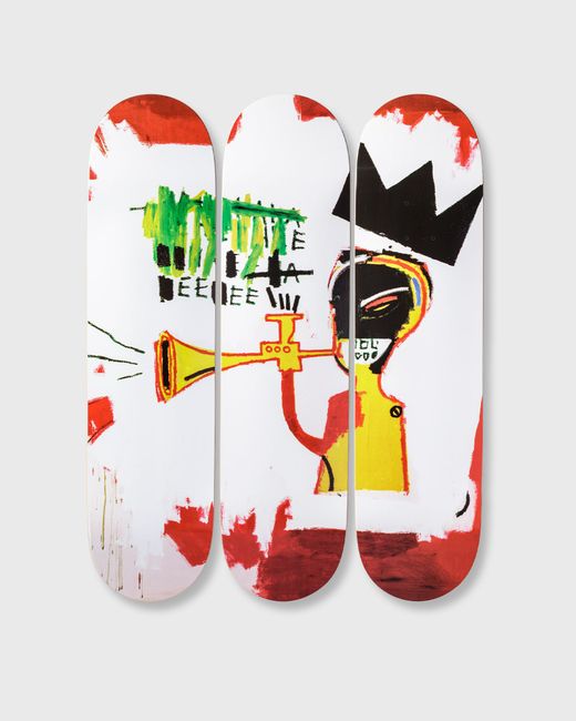 The Skateroom Jean-Michel Basquiat Trumpet Decks 3-Pack male Home deco now available