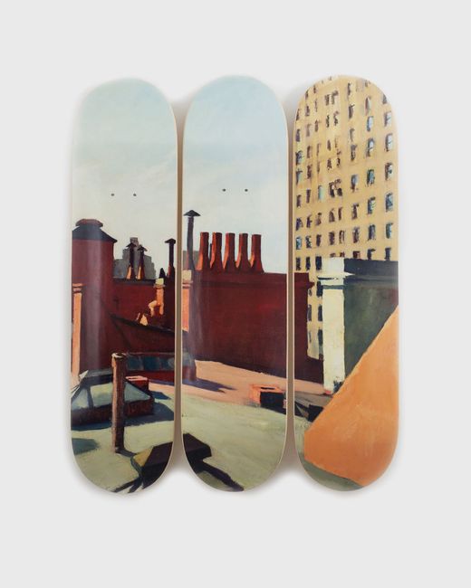 The Skateroom Edward Hopper City Roofs Deck male Home deco now available