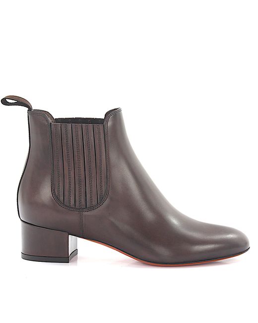 Santoni Ankle Boots calfskin smooth leather 6