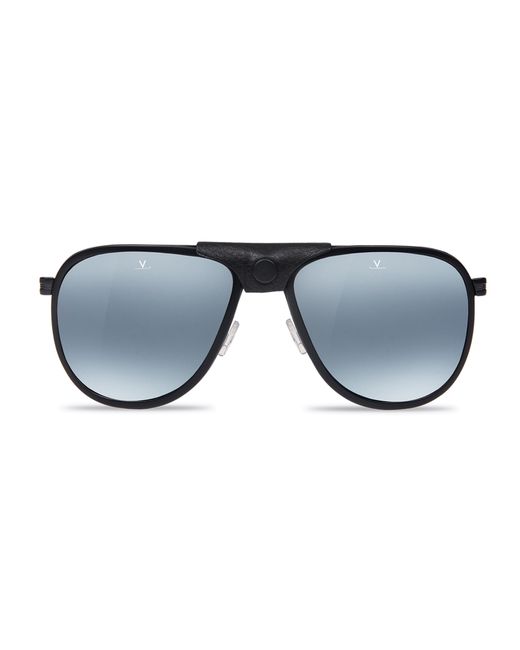 Vuarnet Polarized Sunglasses GLACIER XL steel acetat french flag