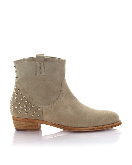 Rossano Bisconti Ankle Boots suede Rivets 8