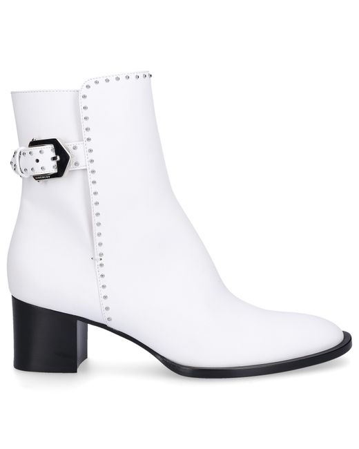Givenchy Ankle Boots BE601D40 calfskin Logo Rivets