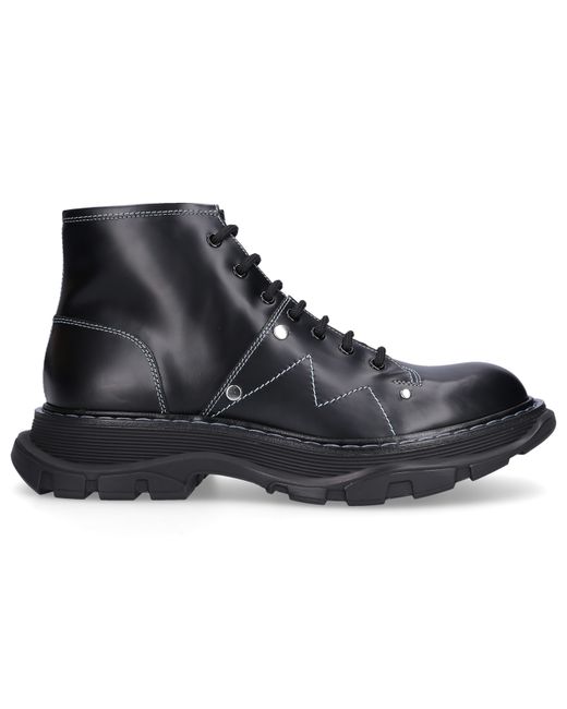 Alexander McQueen Ankle boots WHX50 calfskin Logo