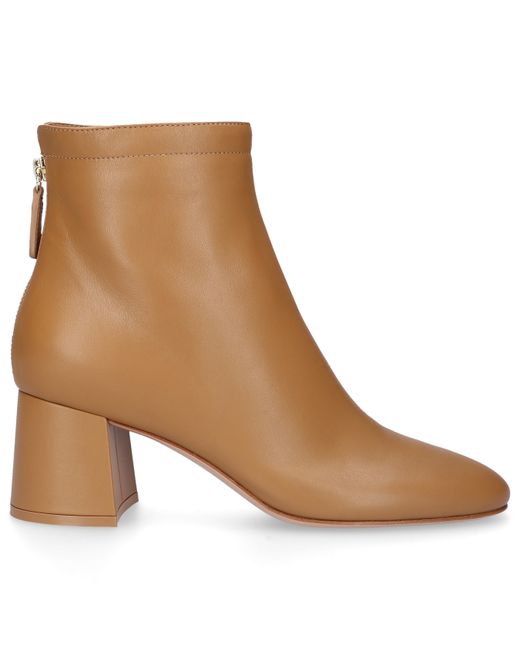 Gianvito Rossi Ankle Boots HYDER 60 smooth leather camel