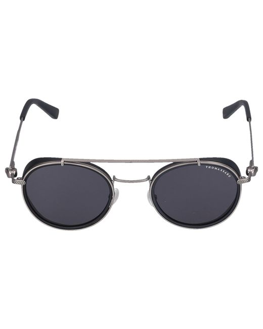 Thomas Sabo Sunglasses Round 085115 Metal Acetate black silver
