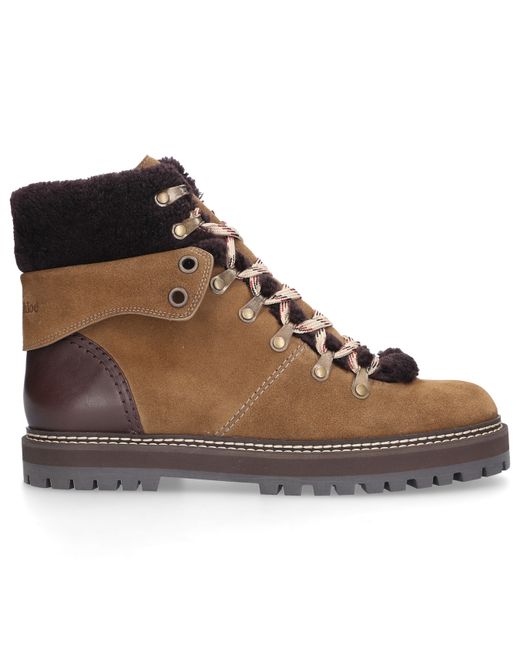 See by Chloé Ankle Boots SB3112 calfskin Logo