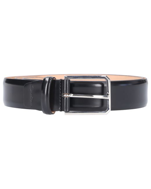 Santoni belt leather 43.3