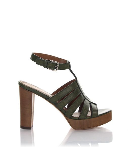 Rossano Bisconti Platform Sandals CIBREO ankle strap leather