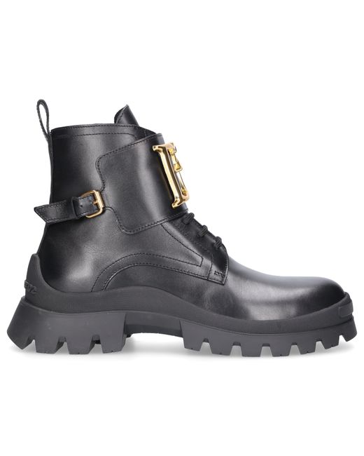 Dsquared2 Ankle Boots COMBAT D2 STATEMENT calfskin