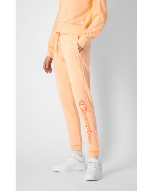 Champion Contrast Logo High-Waisted Joggers