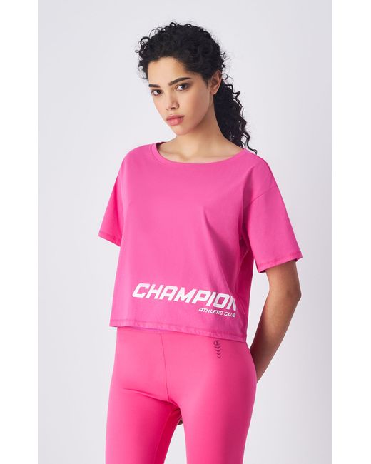 Champion Athletic Cropped Cotton T-Shirt
