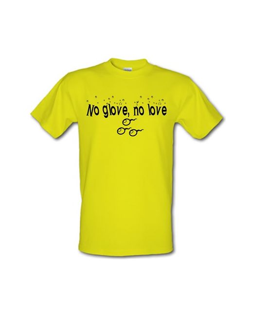 CharGrilled No glove no love male t-shirt.