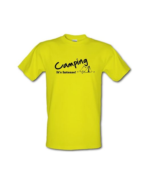CharGrilled Camping Its Intense male t-shirt.