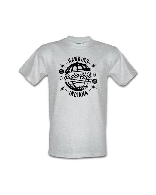 CharGrilled Hawkins Radio Club male t-shirt.