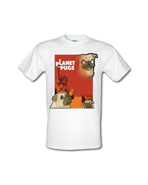CharGrilled Planet of the Pugs male t-shirt.
