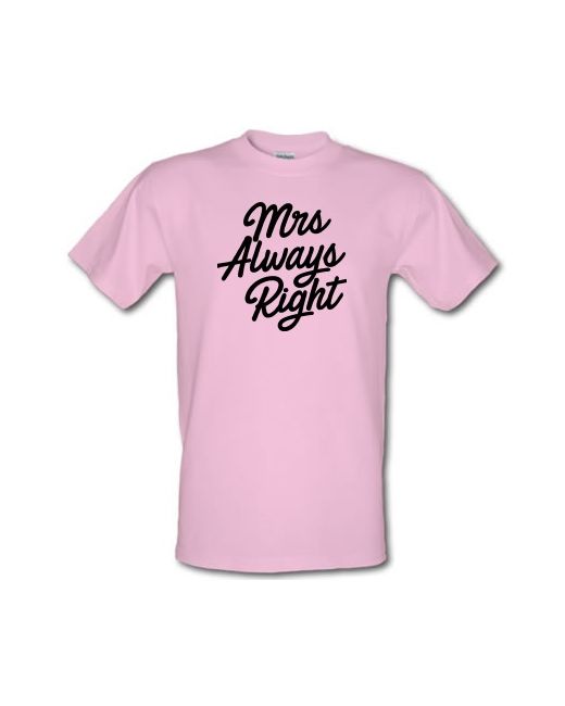 CharGrilled Mrs Always Right male t-shirt.