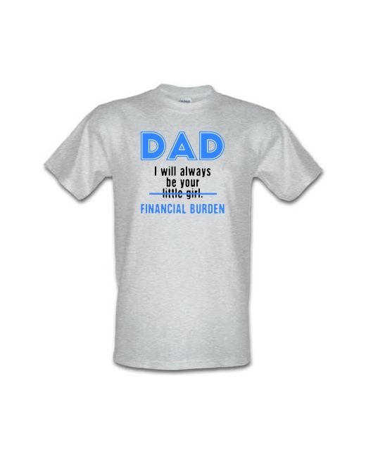 CharGrilled Dad I Will Always Be Your Financial Burden male t-shirt.